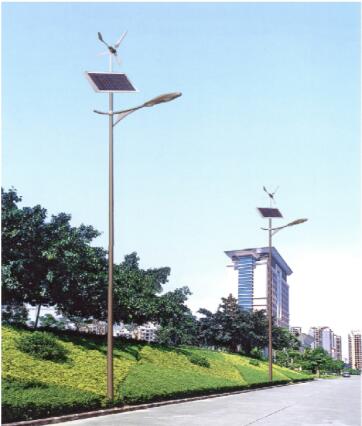 風光互補路燈系統(tǒng)設計方案（一套電源一個燈）